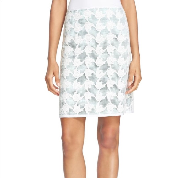 Tory Burch Pierce Floral Pencil Skirt